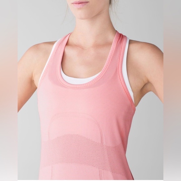 lululemon athletica Tops - Lululemon Swiftly Tech Racerback tank in Heathered Bleached Coral